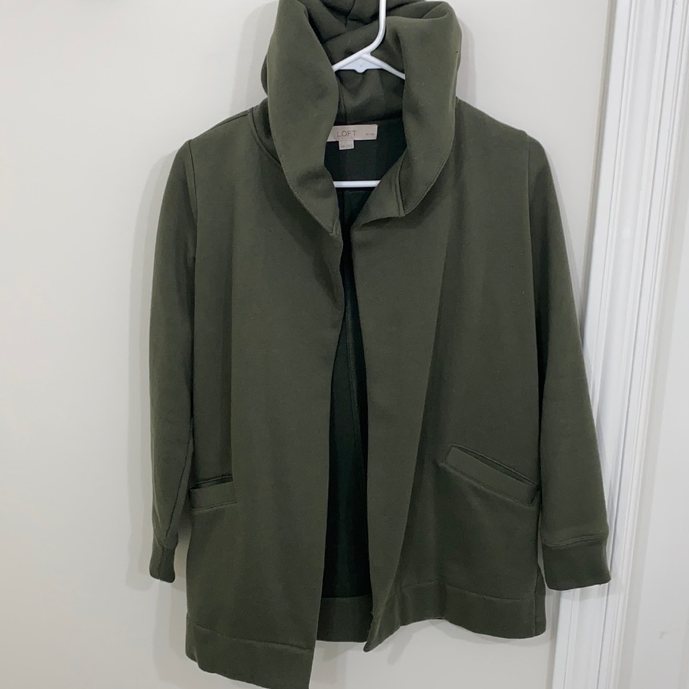 Loft sweater shirt jacket